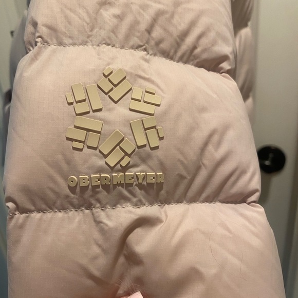 Obermeyer Down Explorer Shirt Jacket Cement Beige NEW small men’s, medium women - Picture 8 of 16